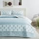 Option Vintage Floral Stripe - Blue