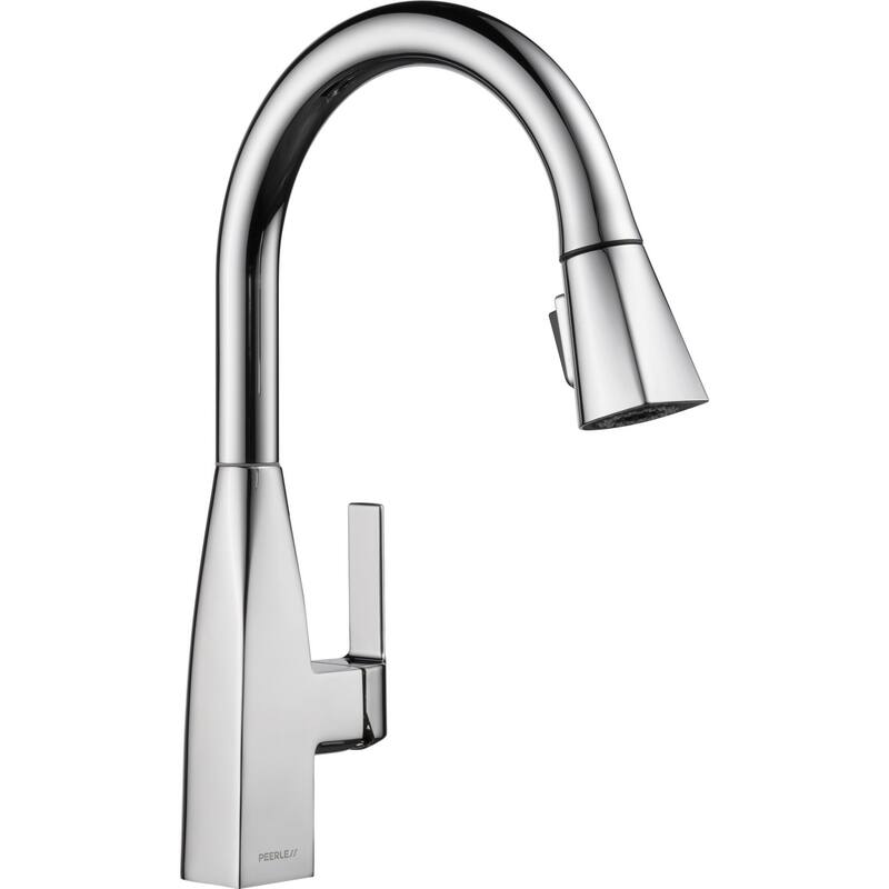 Peerless Xander 1.5 GPM Single Hole Pull Down Kitchen Faucet - - Chrome