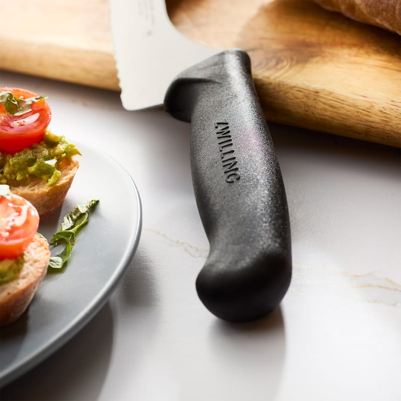 ZWILLING Commercial 9-inch Offset Sandwich Knife - Black