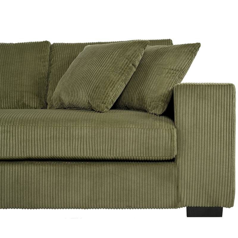 Deep Seat Sleeper Sofa Sectional Sofa Bed Built-in Cup Holders, Charging Ports