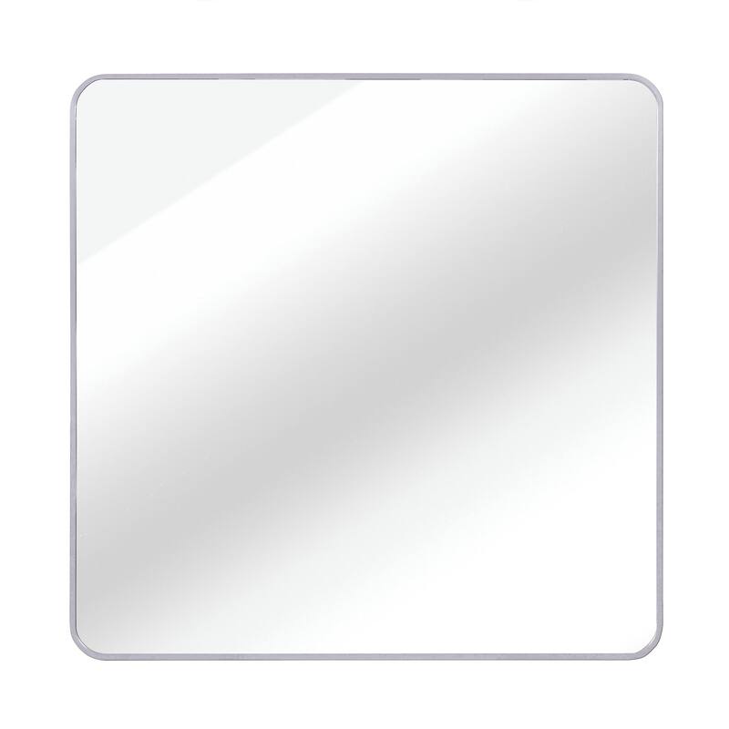 36in x 36in Inch Metal Framed Square Bathrrom Mirror for Wall