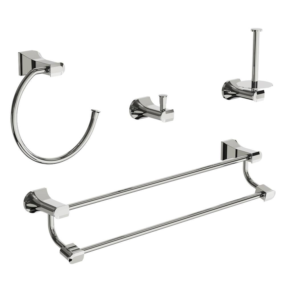 4-Piece Bathroom Hardware Set Bathroom Accessory Set