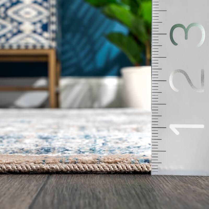Nuloom Transitional Vintage Medallion Esmee Area Rug