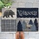 preview thumbnail 1 of 0, Laural Home Blue Cliff Mountain Outdoor Door Mat