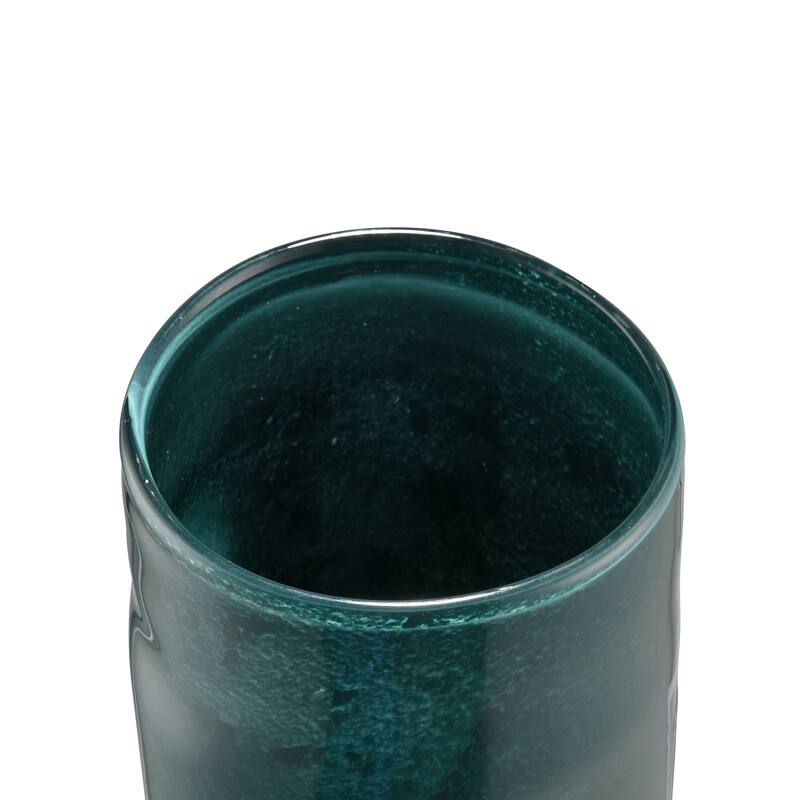 Elk Home Alina Dark Green Finish Glass 6 Inch Wide Vase