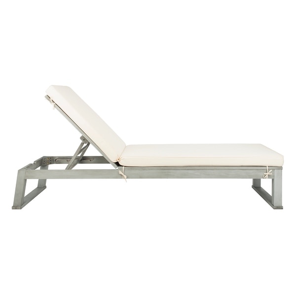Shop Safavieh Outdoor Living Solano Sunlounger- Grey ... Shop Safavieh Outdoor Living Solano Sunlounger- Grey ... on Safavieh Outdoor Living Solano Sunlounger id=20552