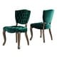 preview thumbnail 17 of 52, Maison Rouge Anwar Tufted Dining Chairs- (Set of 2)