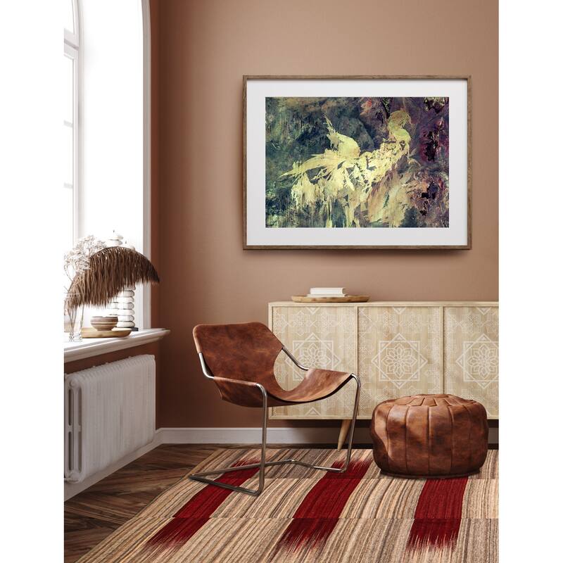 ECARPETGALLERY Flat-Weave Ankara FW Tan Wool Kilim - 7'7 x 10'6