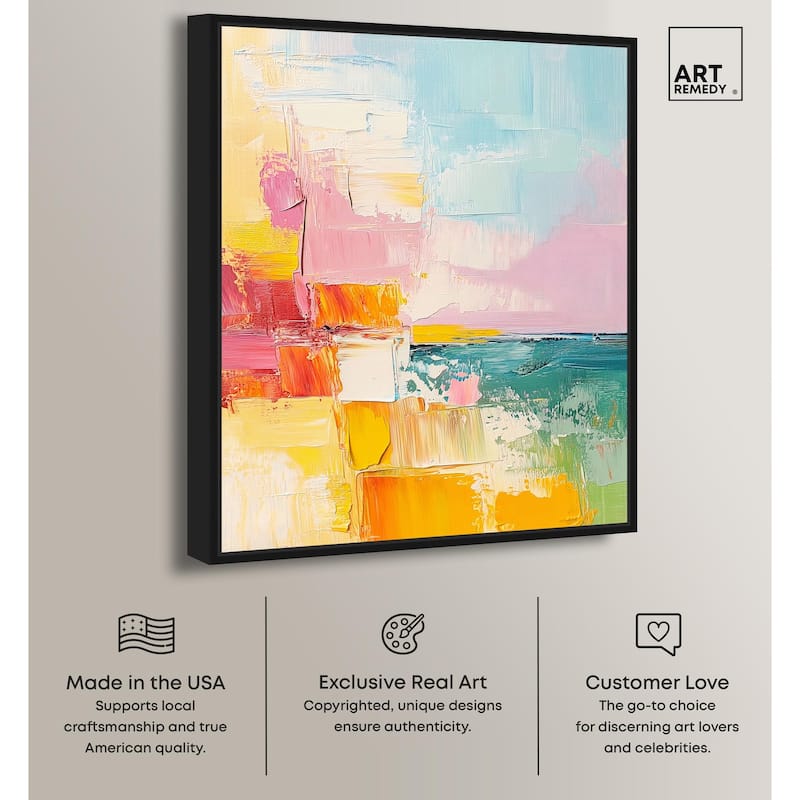 Hued Vista Canvas by Art Remedy
