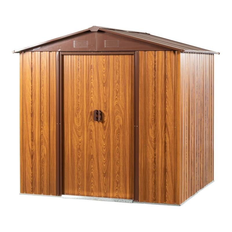 6 Ft. W X 6 Ft. D Metal Storage Shed