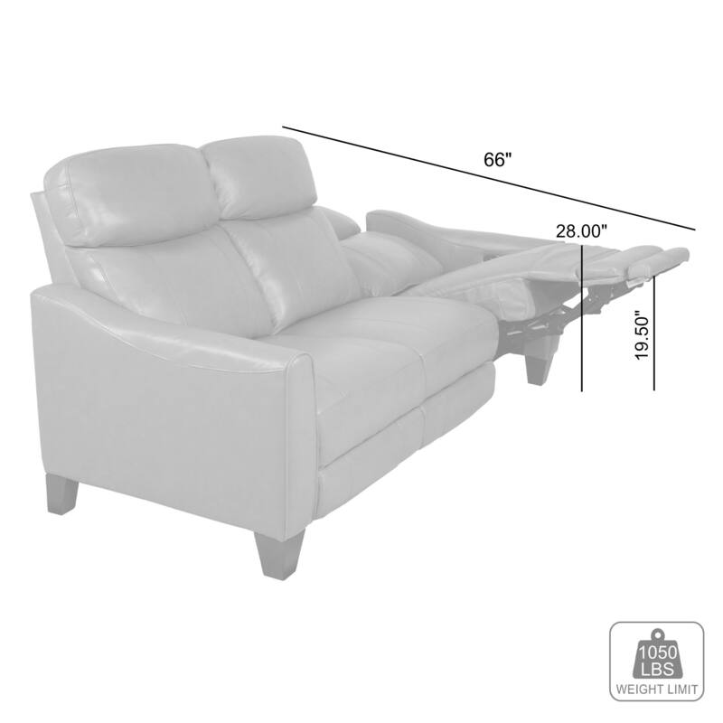 Milos 83" Zero Gravity Leather Power Reclining Sofa with USB Ports