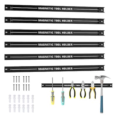 Gymax 18'' Magnetic Tool Holder Strip w/ Mounting Screws Space-Saving