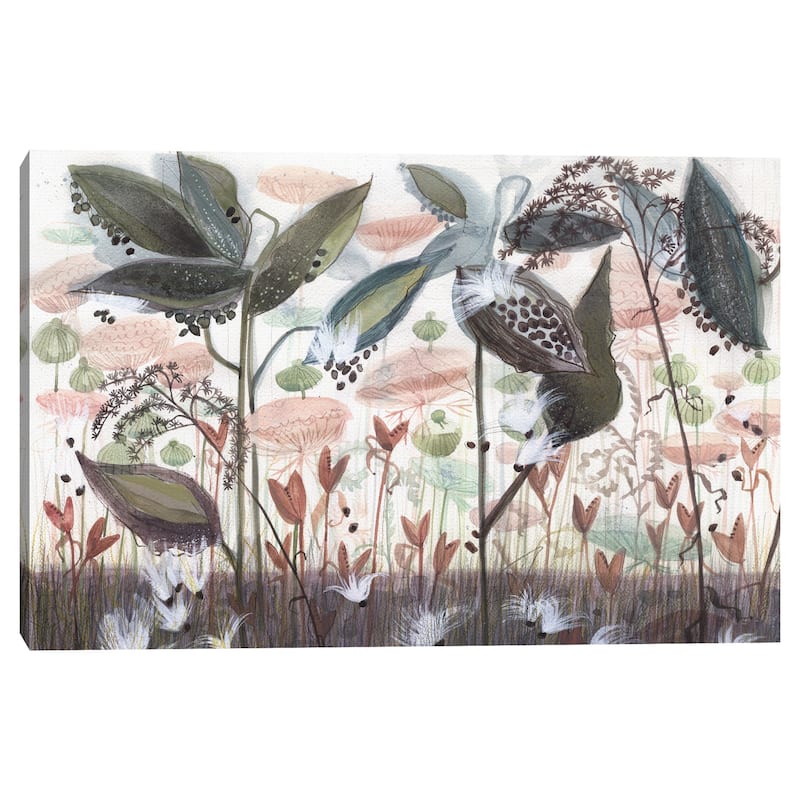 Milk Weed Detail by Maret Hensick Canvas Art Print