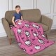 preview thumbnail 18 of 23, Sanrio Hello Kitty Silk Touch Sherpa Throw Blanket