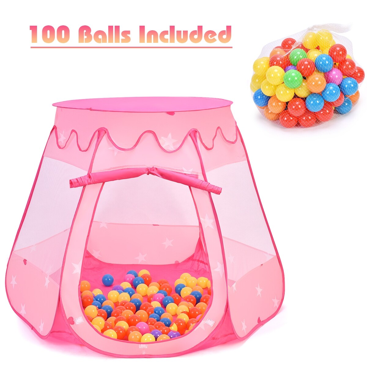 toddler playhouse with balls