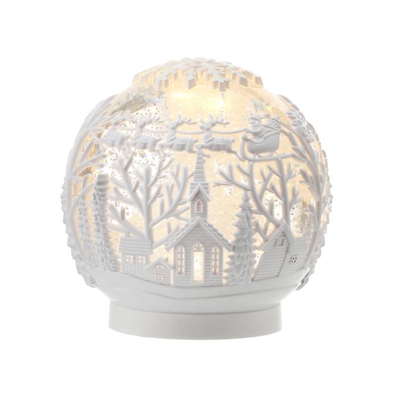 6.5" LED Winter Scene Water Globe Usb