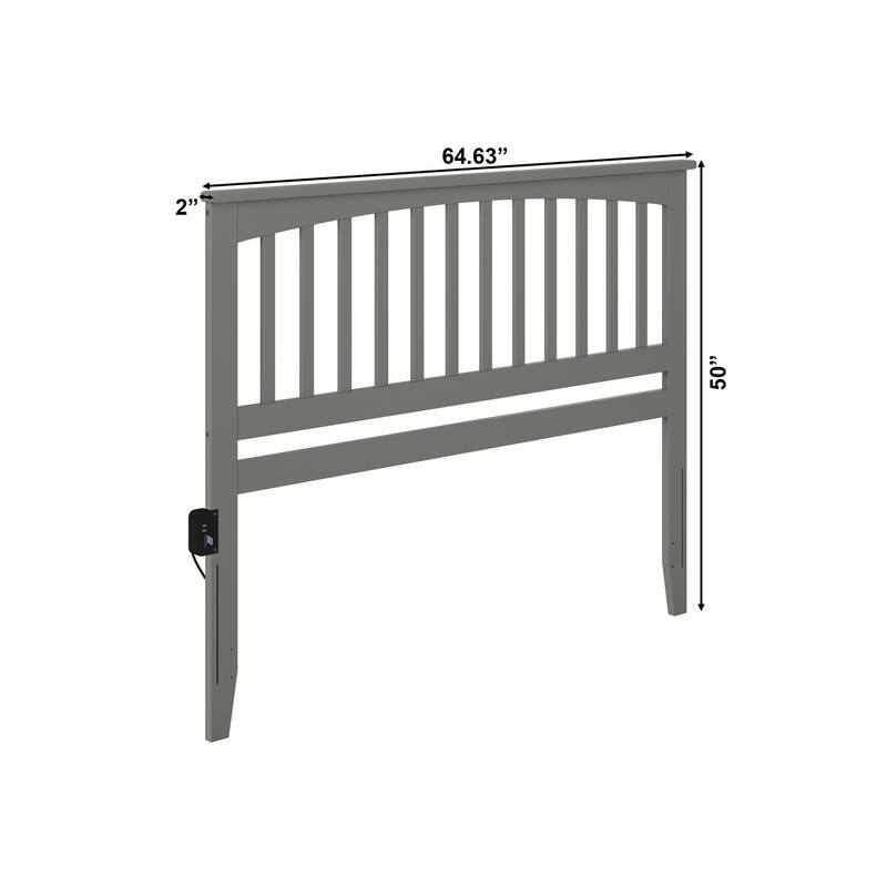 AFI Mission Headboard with Attachable Charger