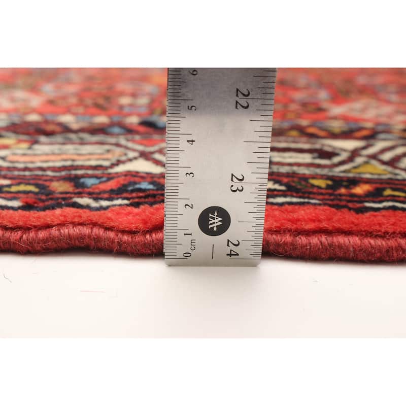 ECARPETGALLERY Hand-knotted Konya Anatolian Red Wool Rug - 2' 8" x 9' 8"