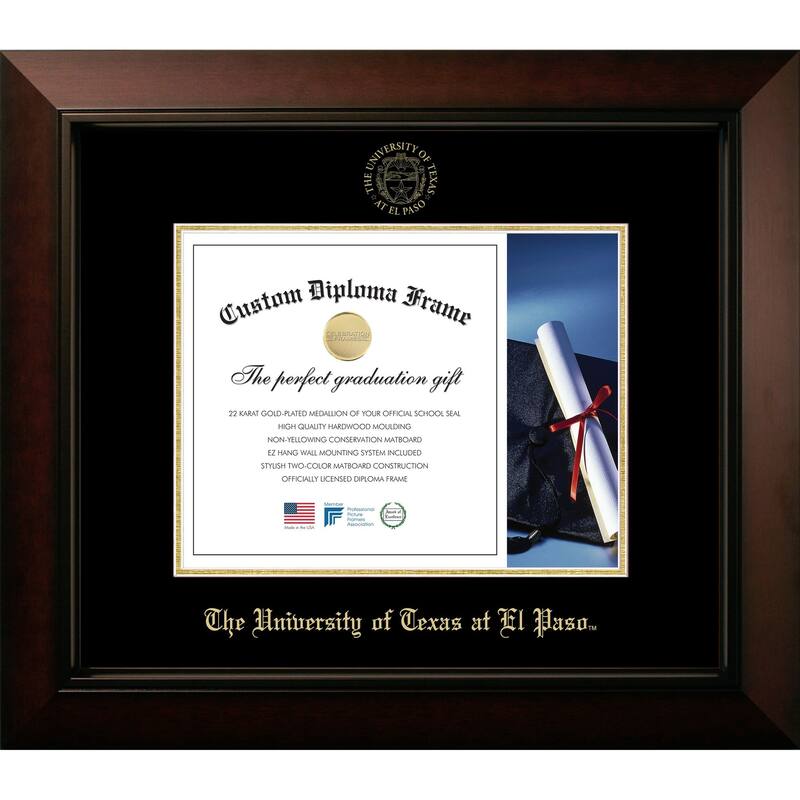 UT, El Paso 11w x 8.5h Legacy Diploma Frame Bed Bath & Beyond 34785690