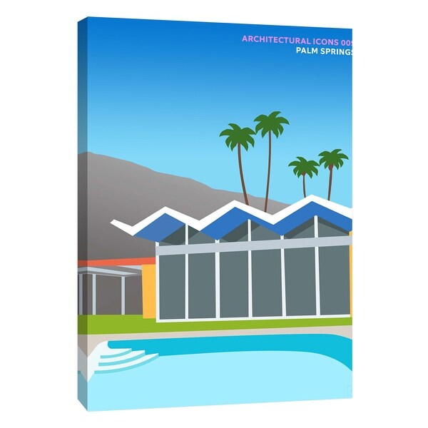 PTM Images 9-105819 PTM Canvas Collection 10" x 8" - "Architectural Icons 9" Giclee Architecture Art Print on Canvas