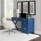 preview thumbnail 5 of 6, Amber Off-White Faux Fur Office Chair