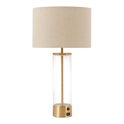 Boreal Table Lamp Beige & Gold