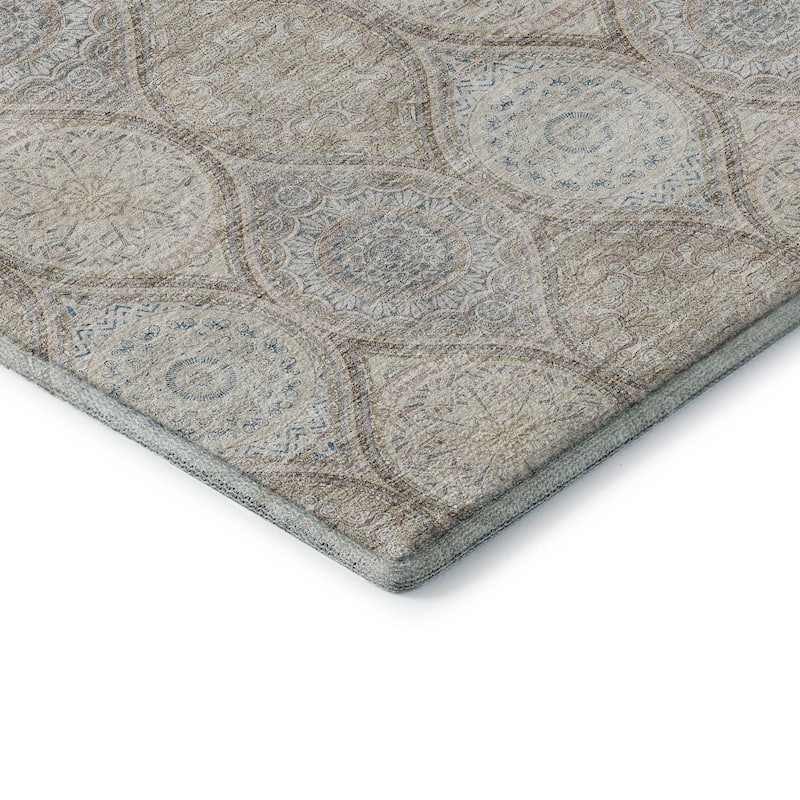 Premium Washable Super Soft Boho Mosaic Mayfield Rug