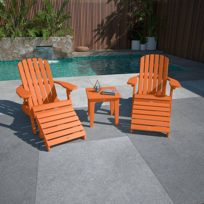 BAHIA VERDE OUTDOORS Cape 5-Piece Adirondack Conversation Set