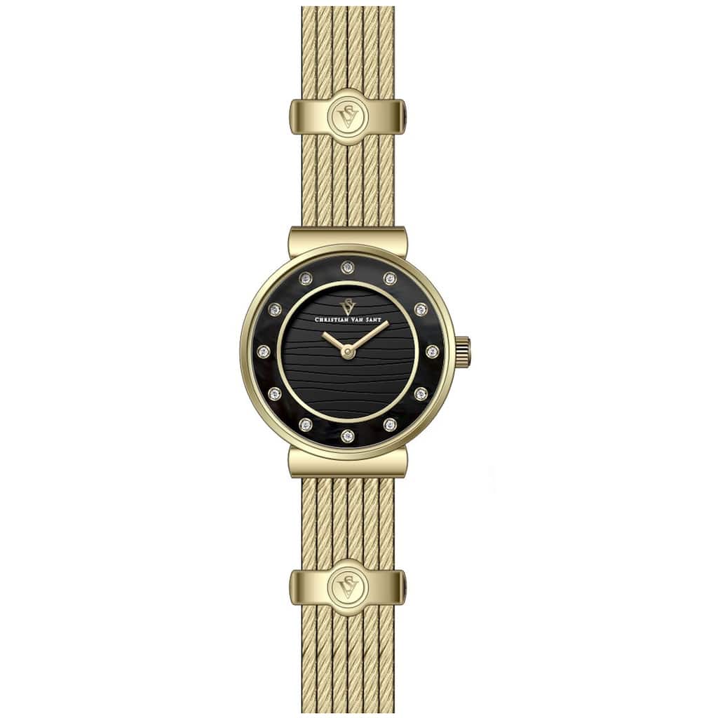 Christian Van Sant Women's Cavo Black Dial Watch - CV1298 - One Size