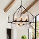 preview thumbnail 3 of 56, Dimmable Large Drum Glass Chandelier for Dining Room High Ceiling Living Room