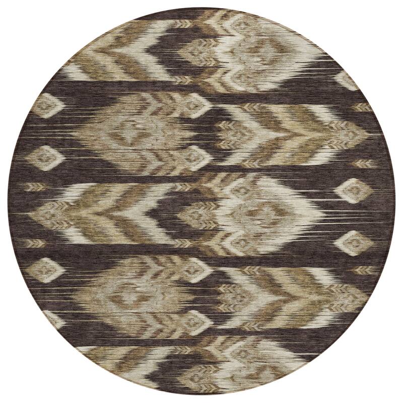 HomeRoots Southwestern Transitional Rectangle Outdoor Rug