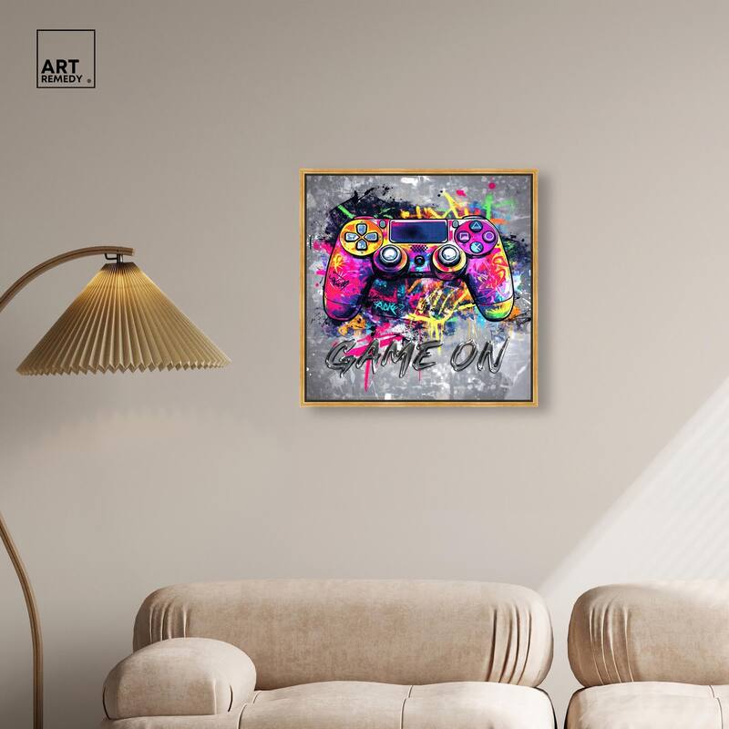 Game On Canvas by Art Remedy