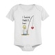 I Hooked Daddy's Heart Cute Baby Onesie Infant Bodysuit Father's Day Gift Idea