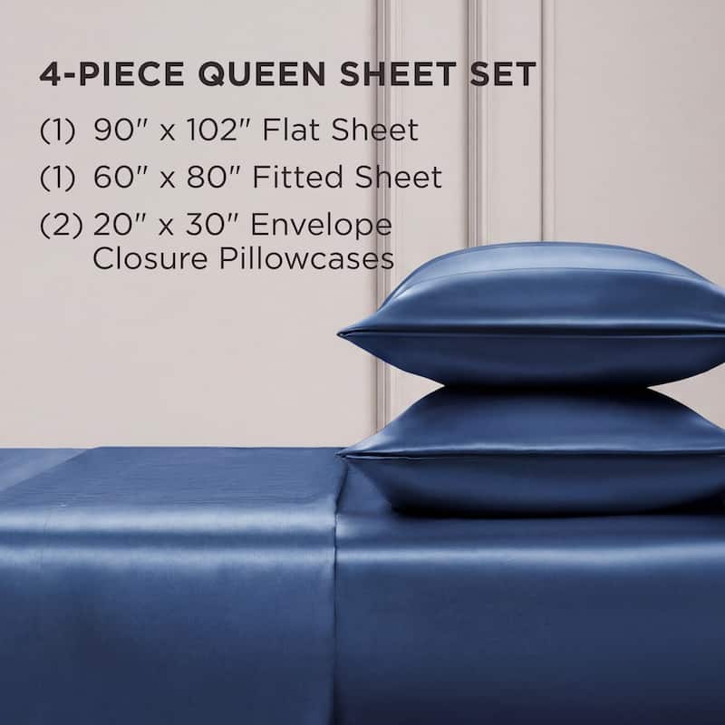 Juicy Couture Silky Satin Sheet Set