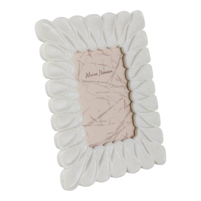 Resin Photo Frame Sculpted Dimensional Design and Textured Contours