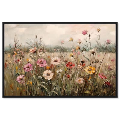 Vintage Blooms I Canvas by Art Remedy