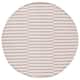 SAFAVIEH Handmade Flatweave Montauk Salinda Casual Cotton Rug - 6' x 6' Round - Ivory/Light Grey