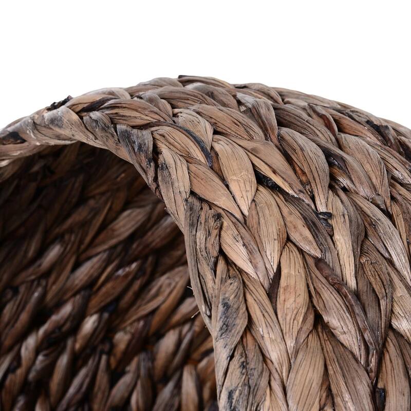 Raised Cat Bed with Rotating Cozy Basket Soft Cushion for Small Cats Up to 11 lbs