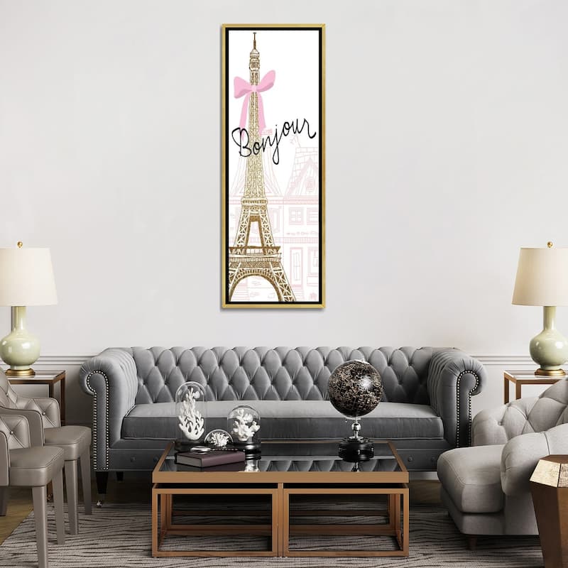 iCanvas "Paris Streets I" by Kimberly Allen Framed Canvas Print