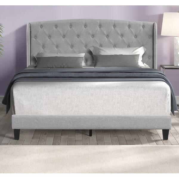 Upholstered Platform Bed Frame Bed Bath & Beyond 34679459