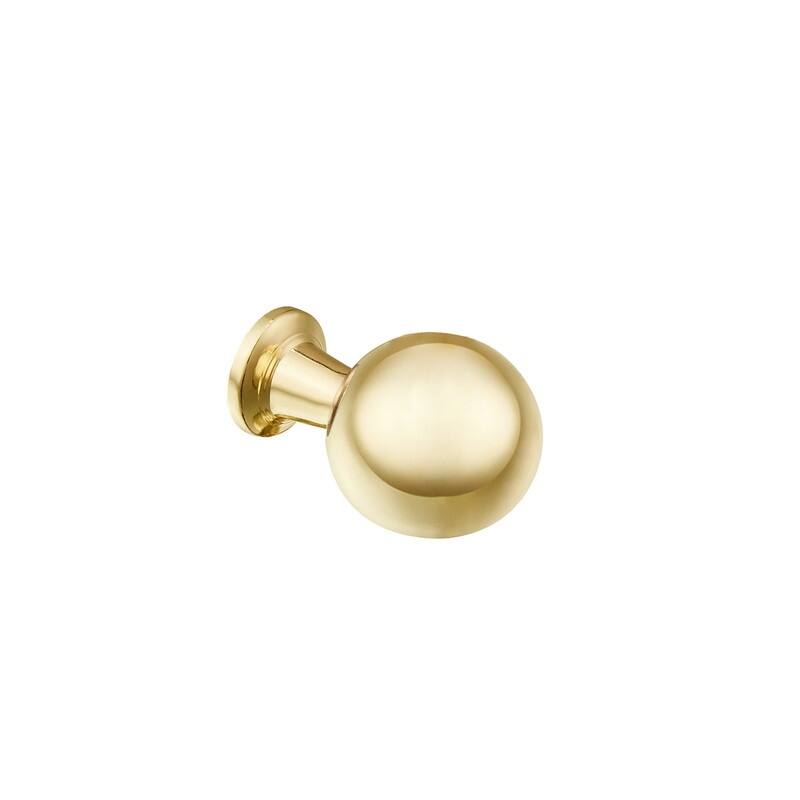 Utopia Alley Lyon Cabinet Ring Pull Knob -Polished Gold Drawer Pull Knobs 0.87"