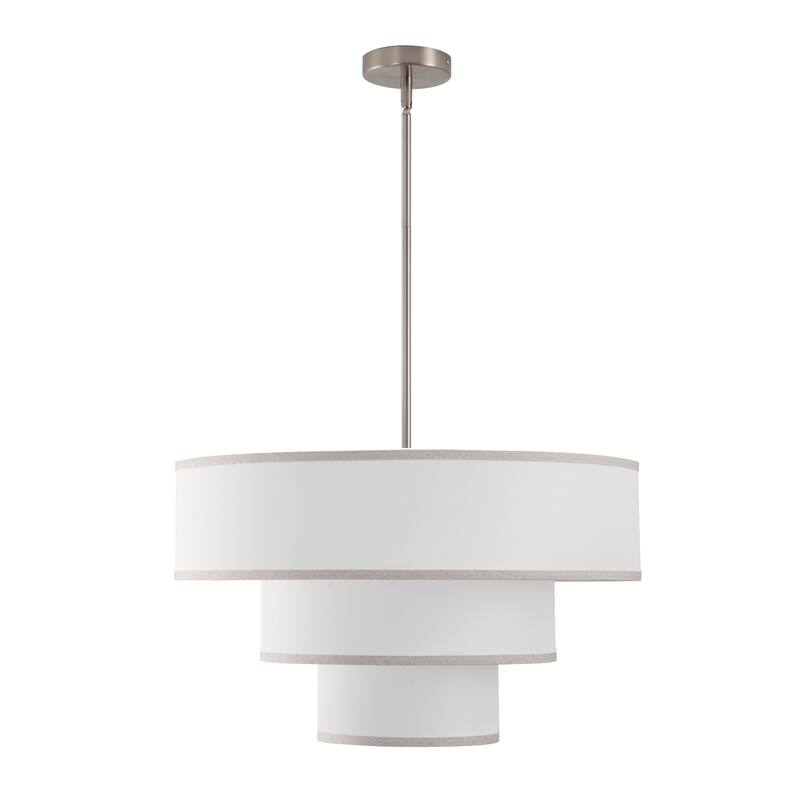 GetLedel 24 in. 5-Light Tiered Drum Chandelier