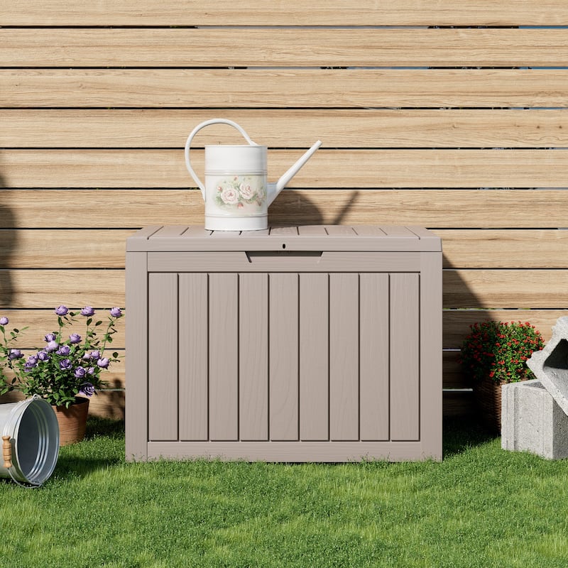 45 Gal. Resin Outdoor Patio Storage Deck Box