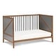 preview thumbnail 4 of 3, Convertible Crib in Walnut and Charcoal Finish