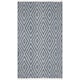 SAFAVIEH Handmade Flatweave Montauk Shkurte Cotton Rug - 2'3" x 3'9" - Navy/Ivory