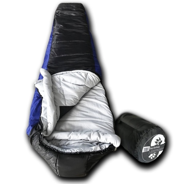Wolftraders LoneWolf 0 Degree Fahrenheit Premium Ripstop Mummy Sleeping Bag with Xfil