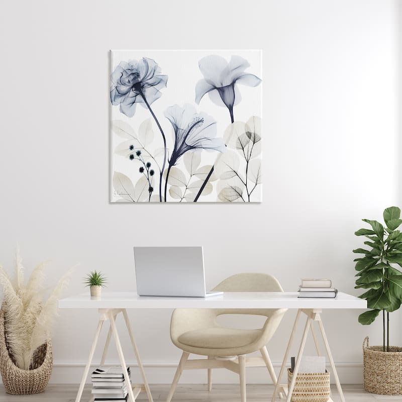 Stupell Sophisticated Minimal Flowers Canvas Wall Art Design By Albert Koetsier