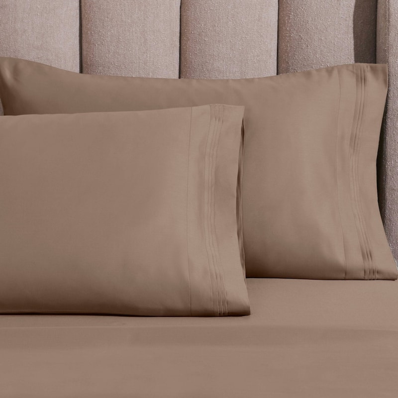 Blue Nile Mills 1500 Thread Count Egyptian Cotton Deep Pocket Solid Sheet Set
