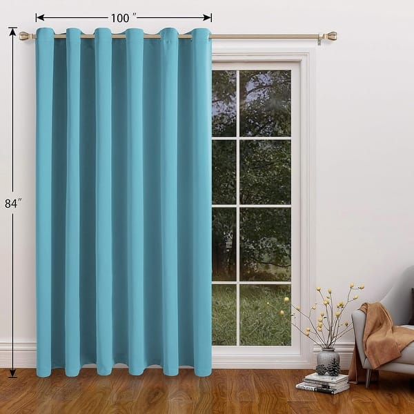 dimension image slide 1 of 9, Wall Room Divider Screens Sound Proof Wide Blackout Curtain, 1 Panel