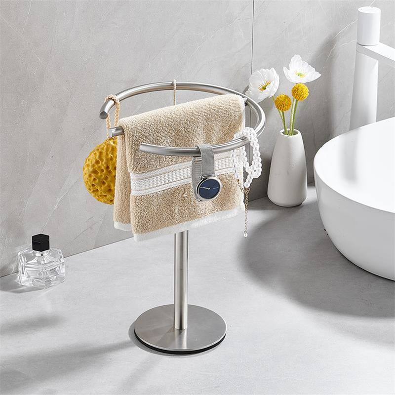 Countertop Towel Stand - Silver